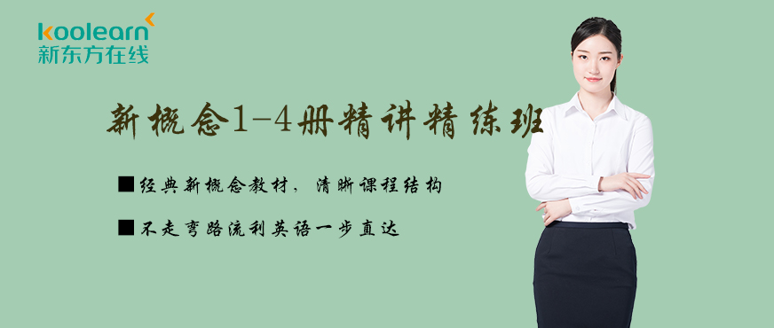 新东方英语新概念精讲精练班配图
