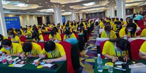 美业比赛现场