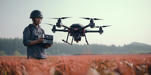 操控无人机飞行