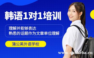 韩语一对一课程