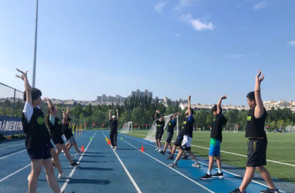 北京小学50米跑体测训练课
